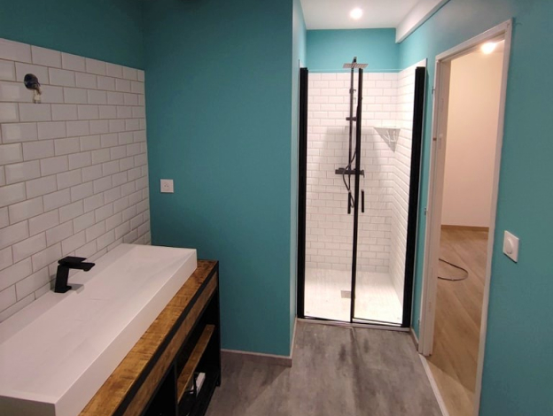 peinture intérieur salle de bain